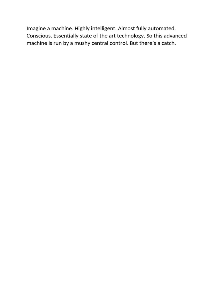 Imagine A Machine | PDF