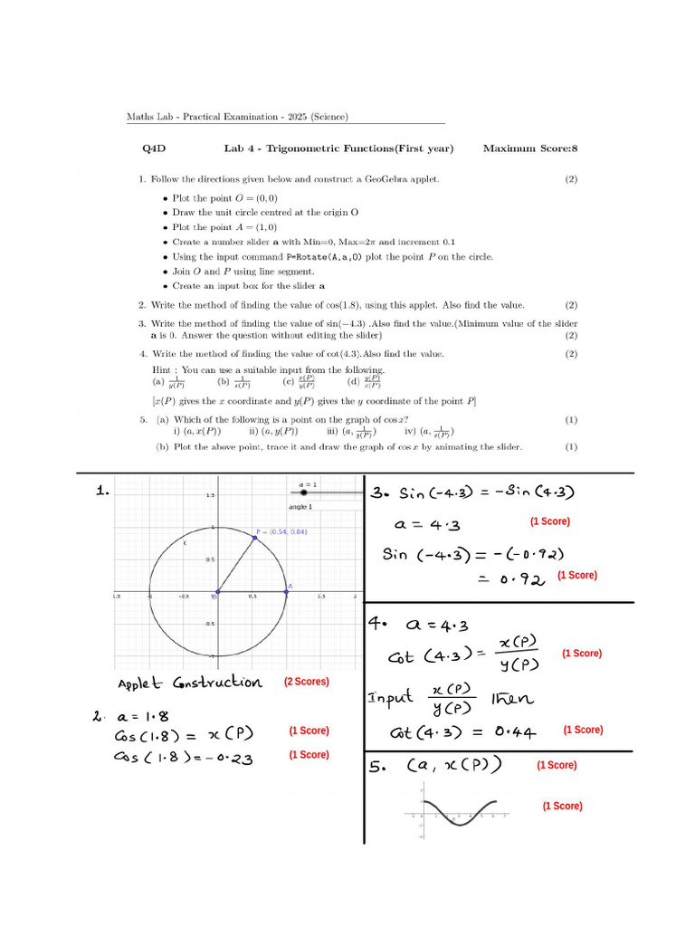 Answer Key B4S 1 | PDF