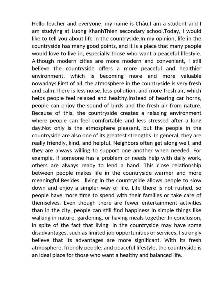 Hello Teacher and Everyone | PDF