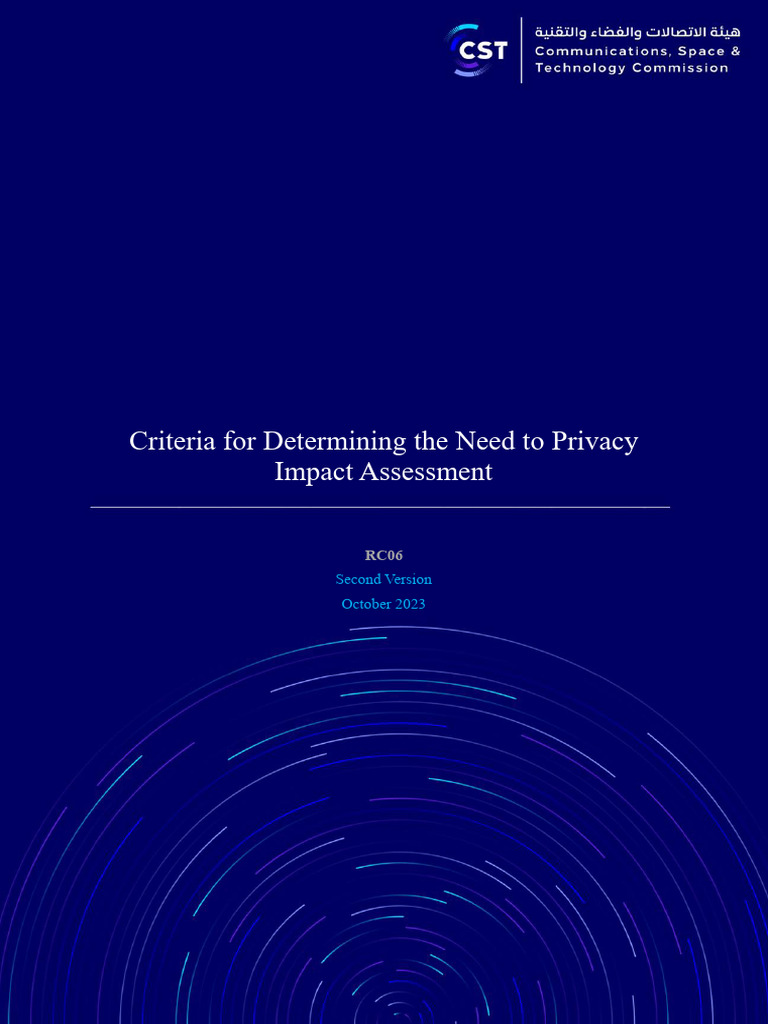 Criteria For Determining The Need For A Privacy Risk Assessment | PDF ...