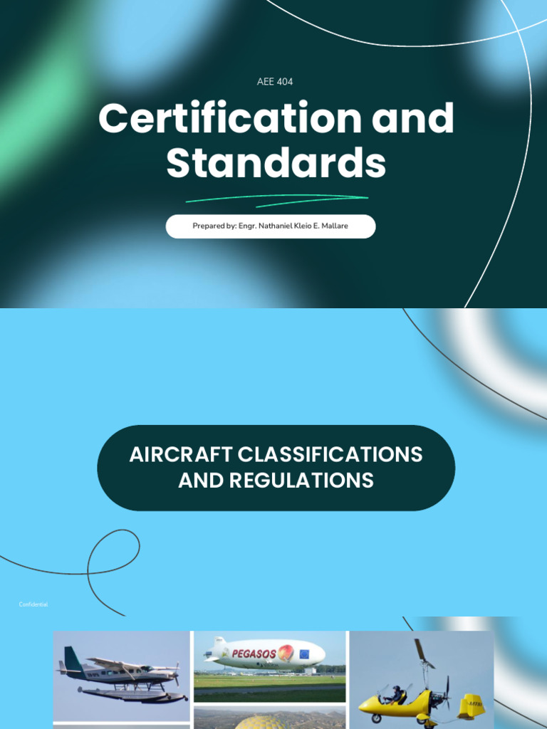 Certification and Standards | PDF | Aircraft | Flight