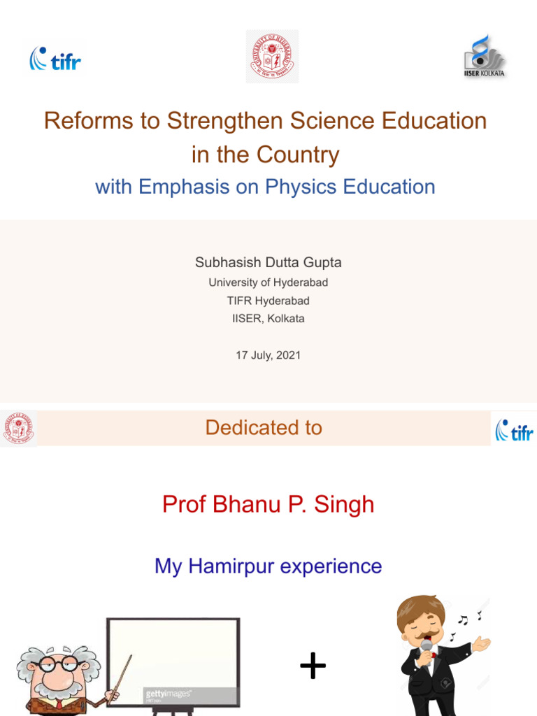 Prof Dutta Gupta Indian Education Iitb | PDF | Science, Technology ...