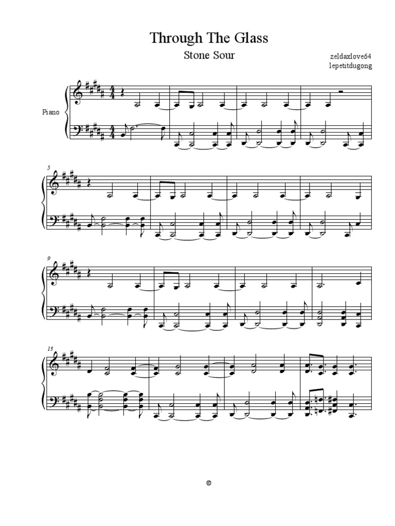 Stone Sour Through the Glass