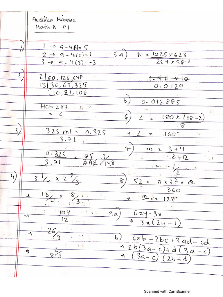 maths b mock 1 p1 | PDF