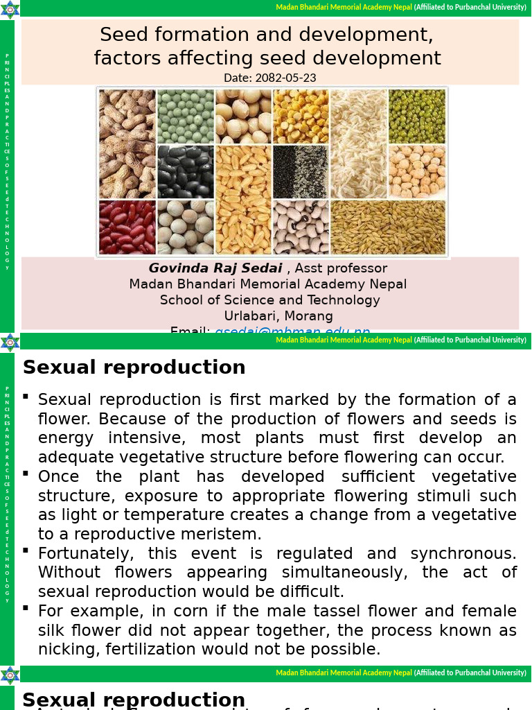 Unit 2 Mode of Reproduction | PDF | Fertilisation | Seed