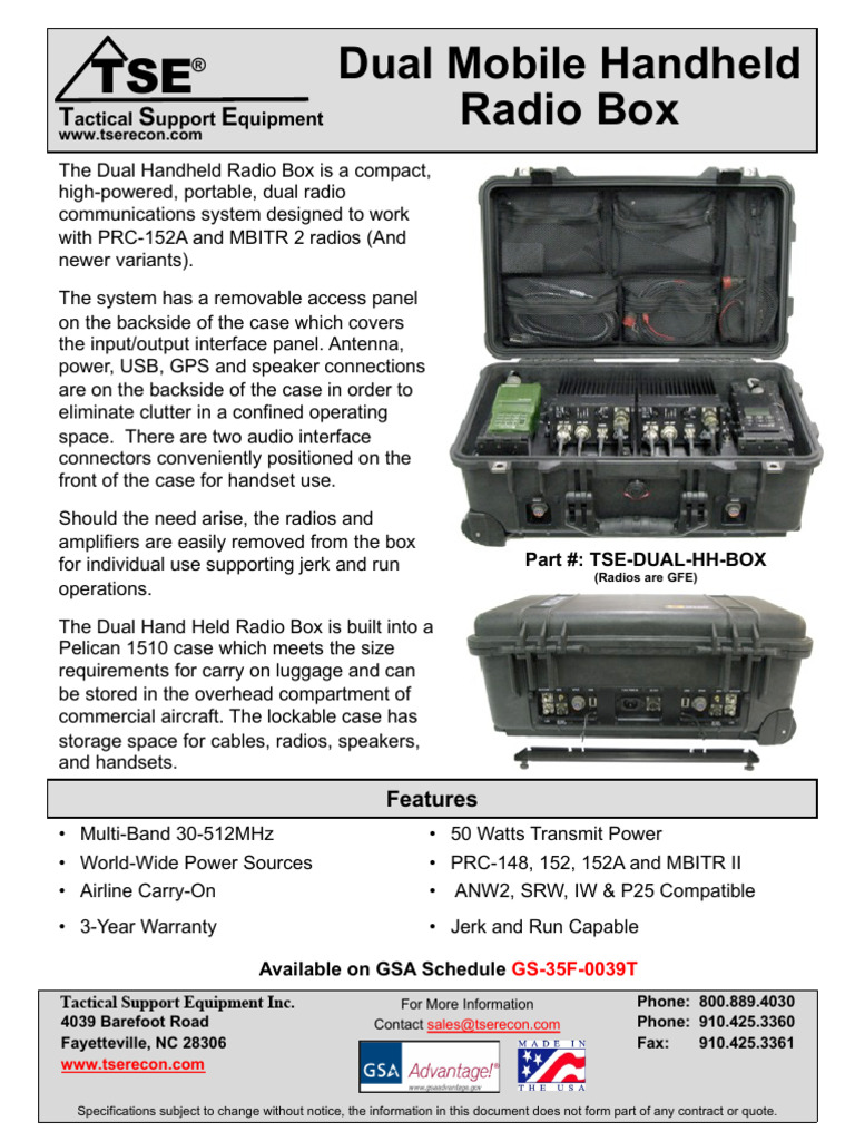 Handheld Radio Box Dual 19.10.14 | PDF | Frequency Modulation | Telephone