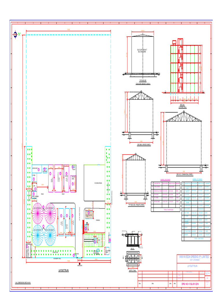 LAYOUT PLAN FOR AGRO PROCESSING UNIT-Model | PDF