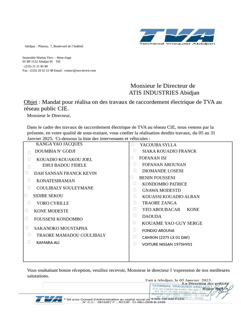 Autorisation 1 | PDF