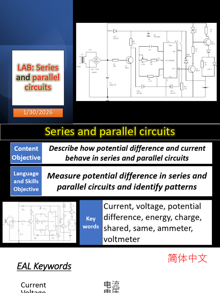 LAB - Series and Parallel Circuits | PDF | Voltage | Series And ...