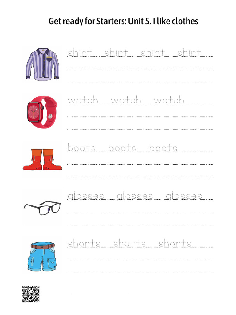 Unit 5 Clothes | PDF