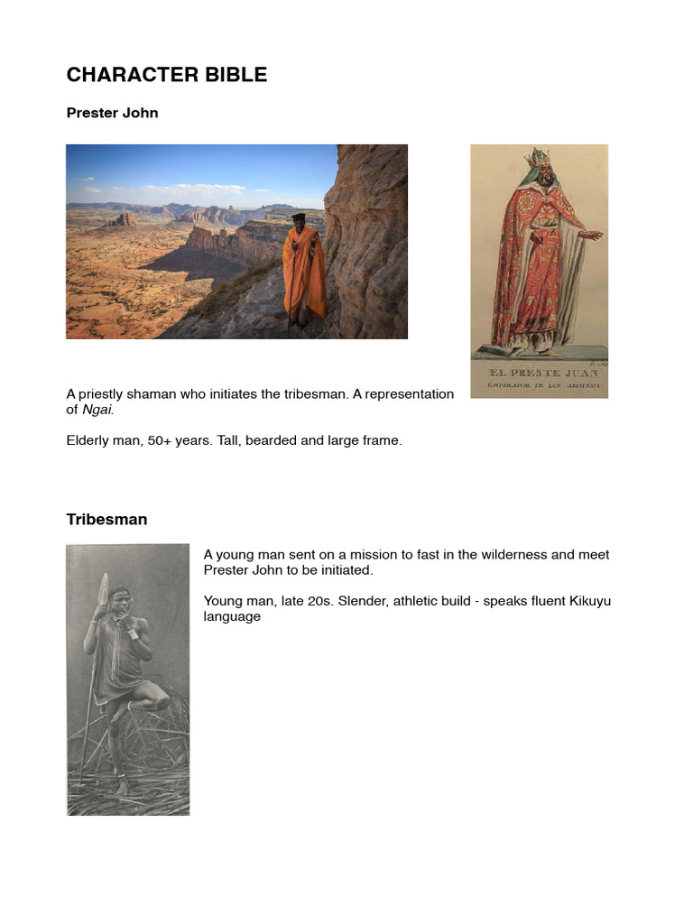 Character Bible | PDF