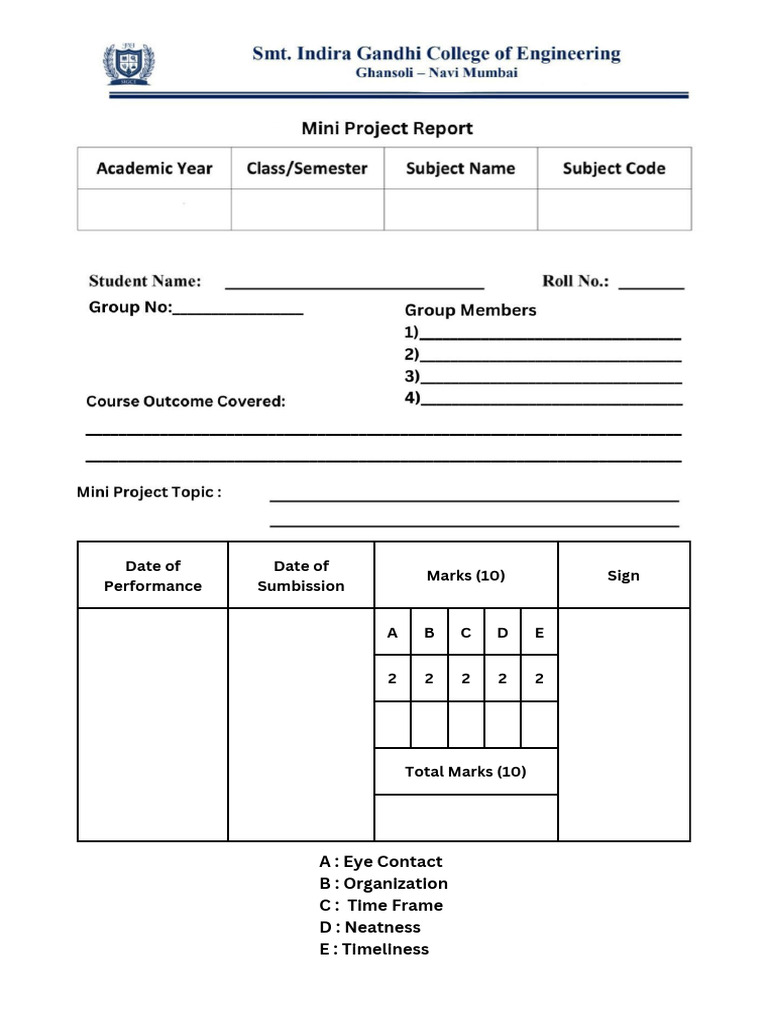 Mini Project Report | PDF
