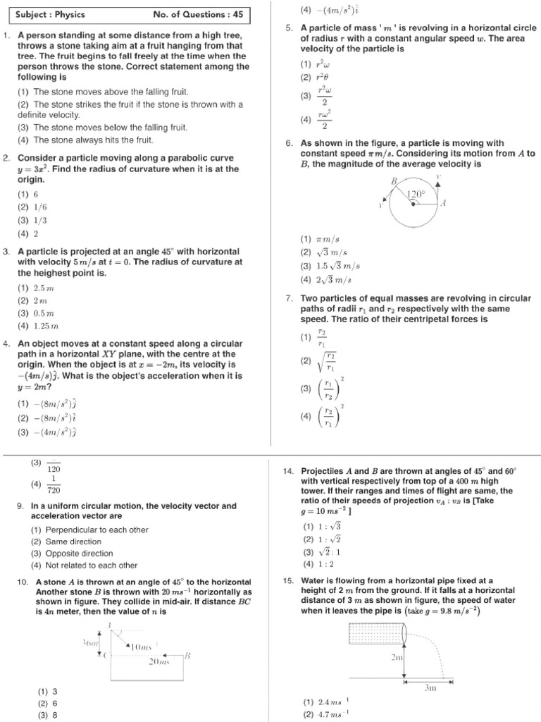 180 Important Questions For NEET | PDF