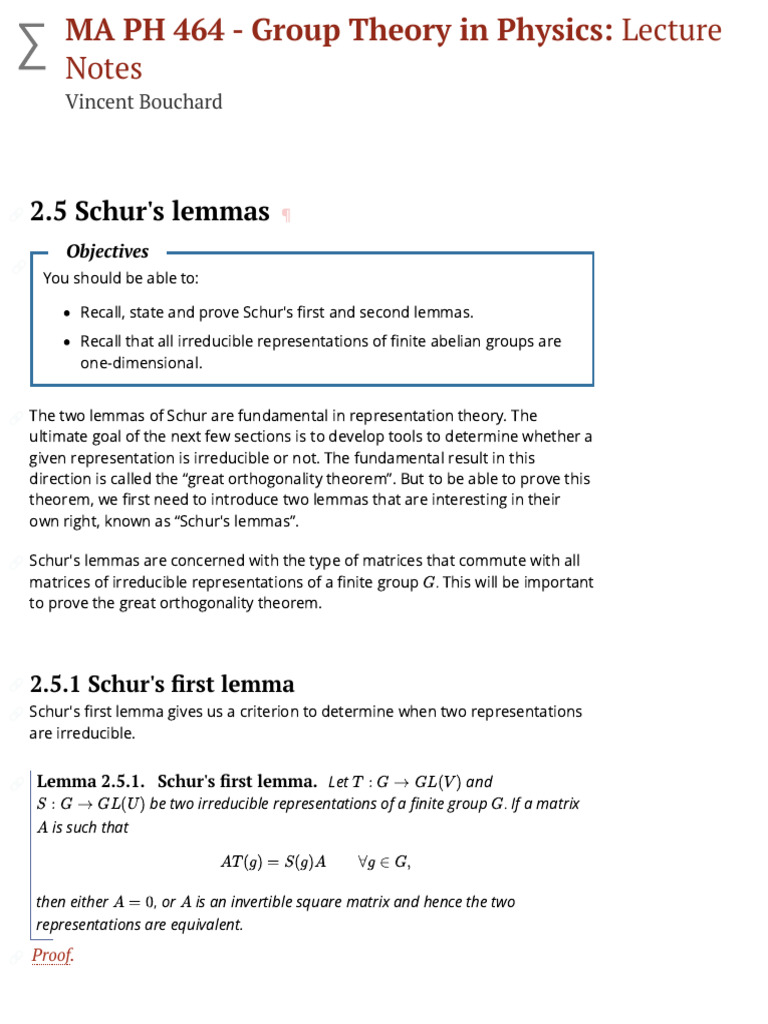 Group Theory | PDF | Representation Theory | Group (Mathematics)