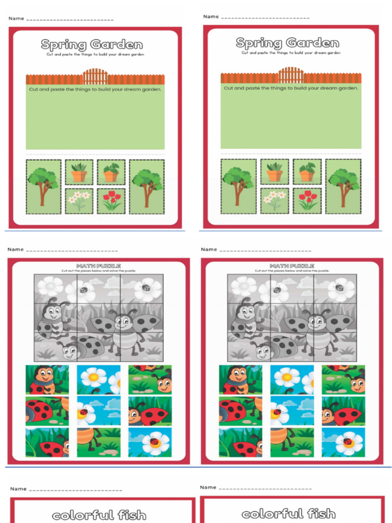 Worksheets Daycare | PDF