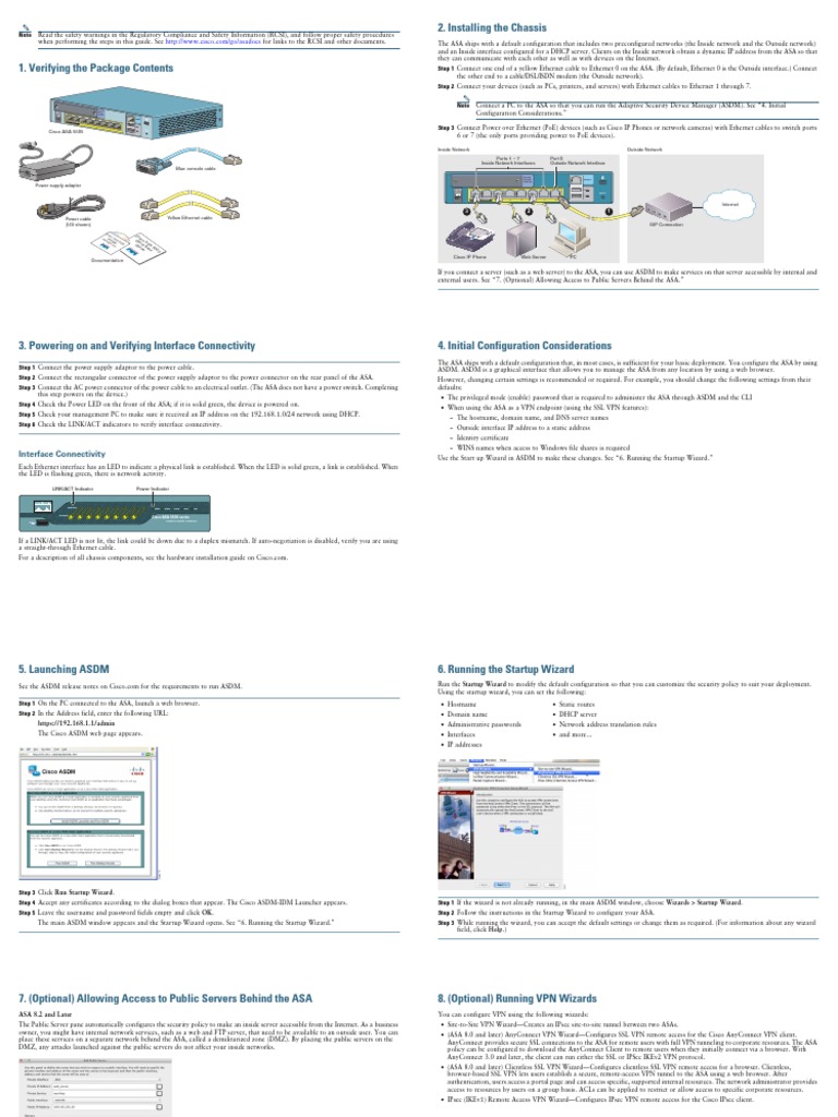 Manual Cisco ASA 5505 | PDF | Virtual Private Network | Transport Layer ...