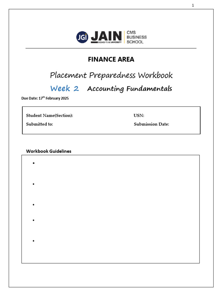 Week 2 - Accounting Fundamentals | PDF | Debits And Credits | Revenue