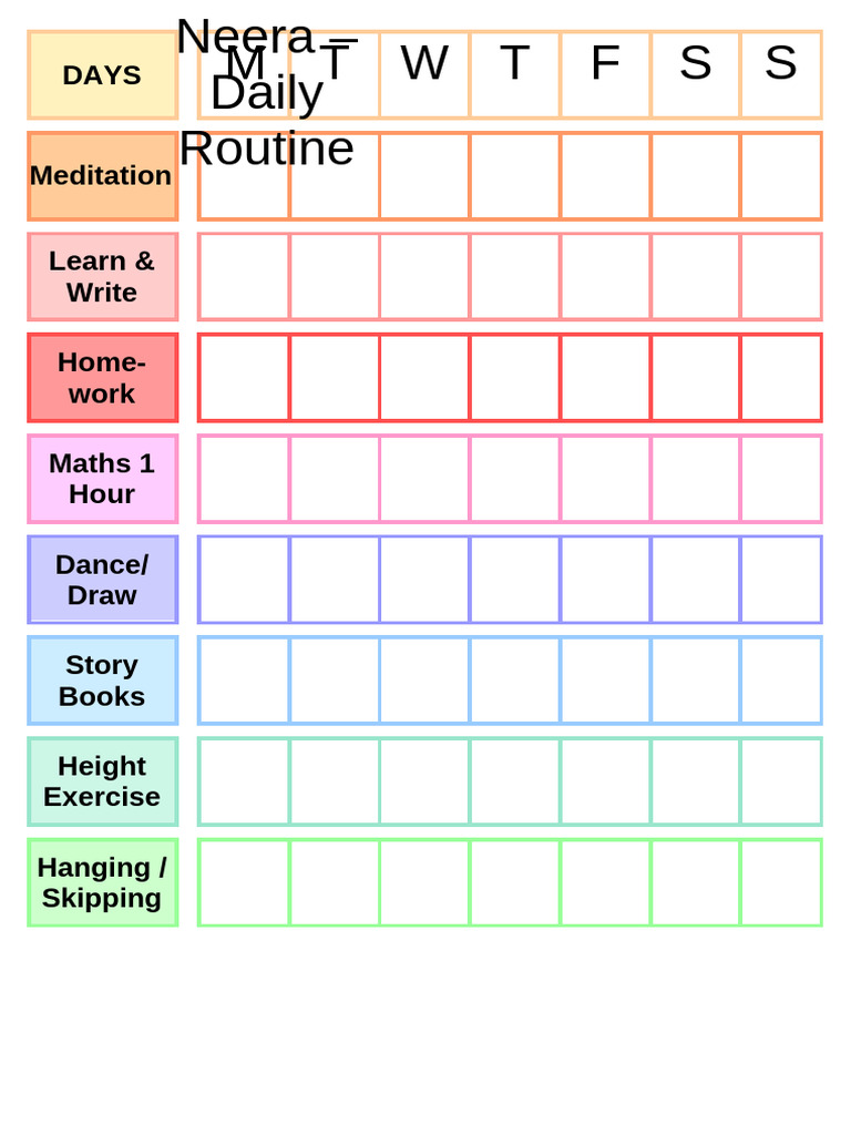 Daily Routine | PDF