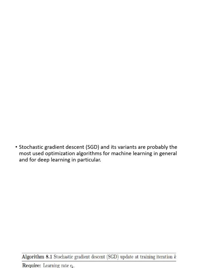 Optimization in Deep Learning | PDF