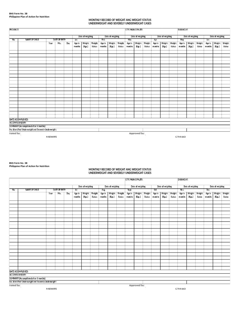 Bns Form 3b | PDF