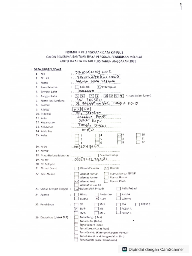 KJP Salwa Nova Triana 7D | PDF