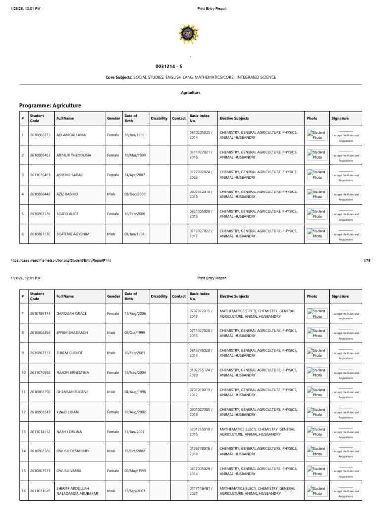 Print Entry Report | PDF | Science | Economies