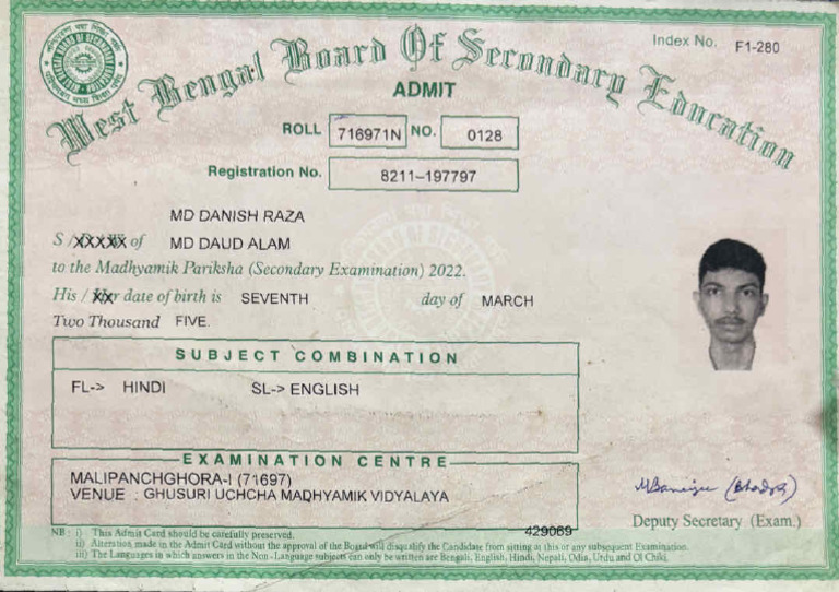 Admit Card | PDF