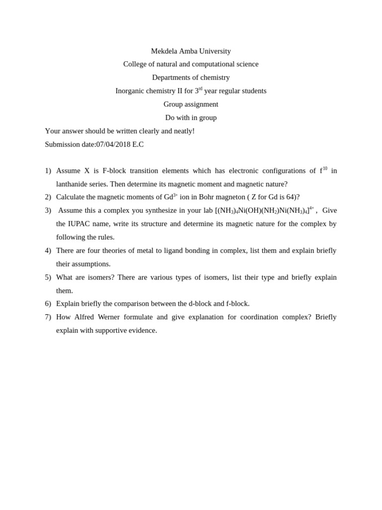 Assignment | PDF