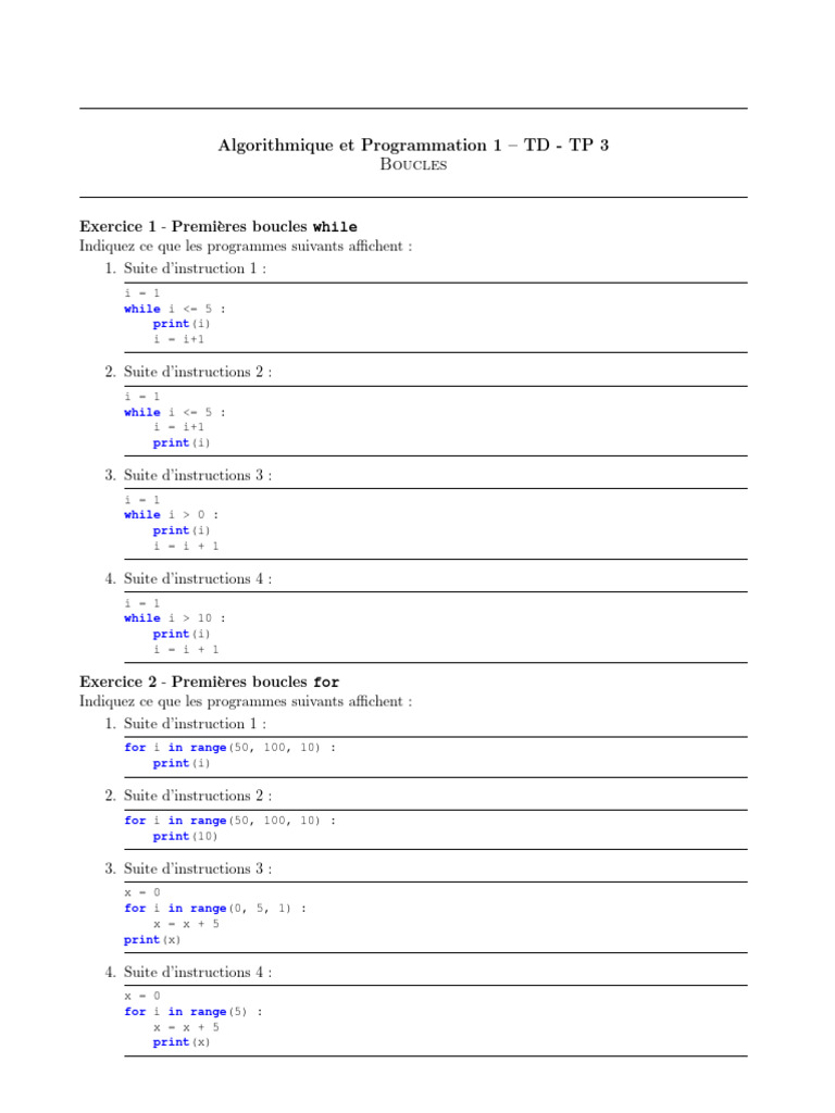 TD TP3 | PDF | Programmation informatique