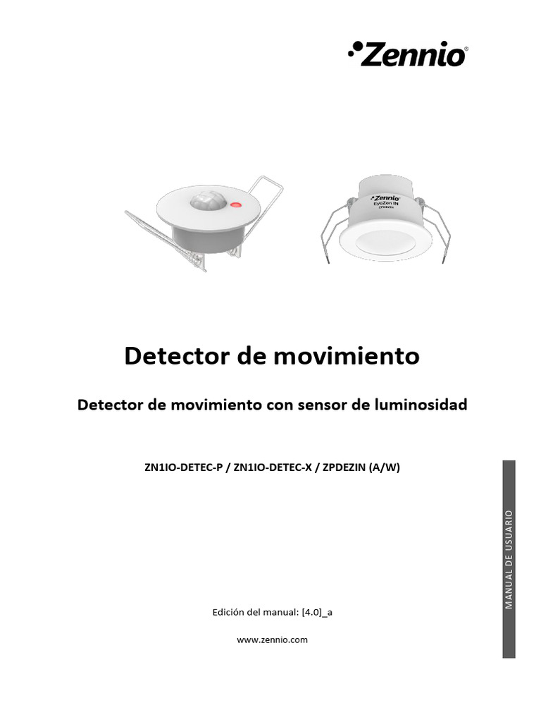 Manual Motion Detector ES v4.0 A | PDF | Sensor | Software