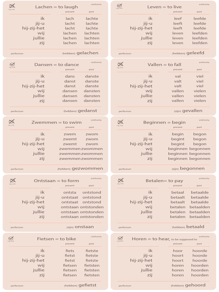 60-90 Most Frequent Verbs | PDF