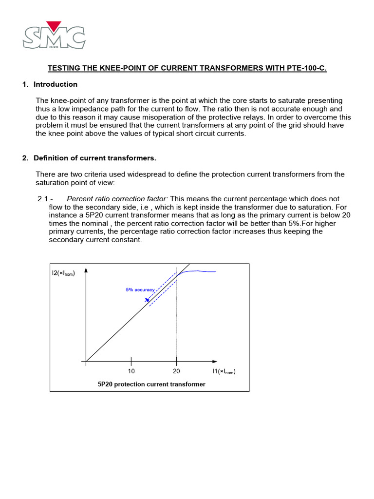Knee Point | PDF | Transformer | Voltage