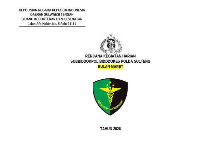 Sampul Rengiat Harian Dokpol 2026 | PDF