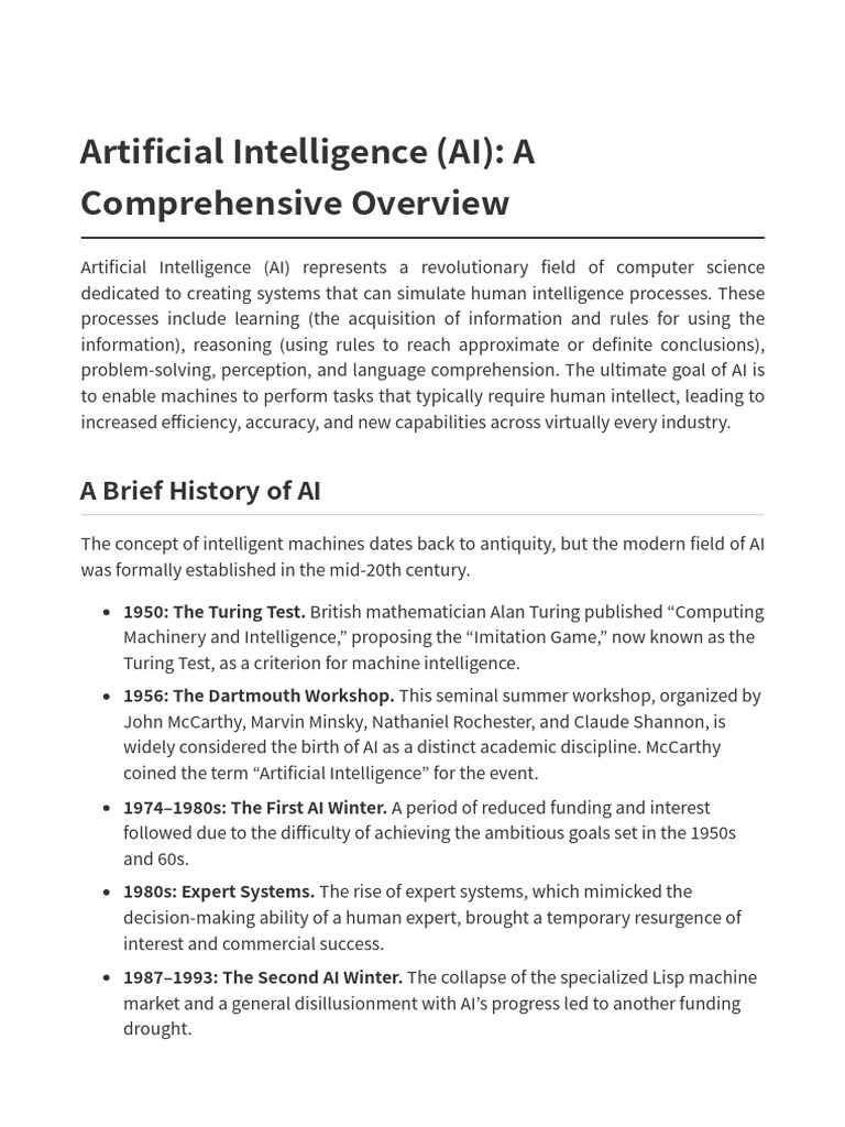 Artificial Intelligence Expanded | PDF | Artificial Intelligence ...