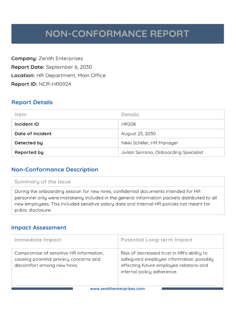 NCR Form 2 | PDF