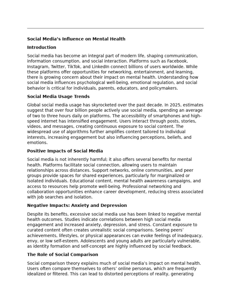 Social Media | PDF | Popular Culture & Media Studies | Social Media