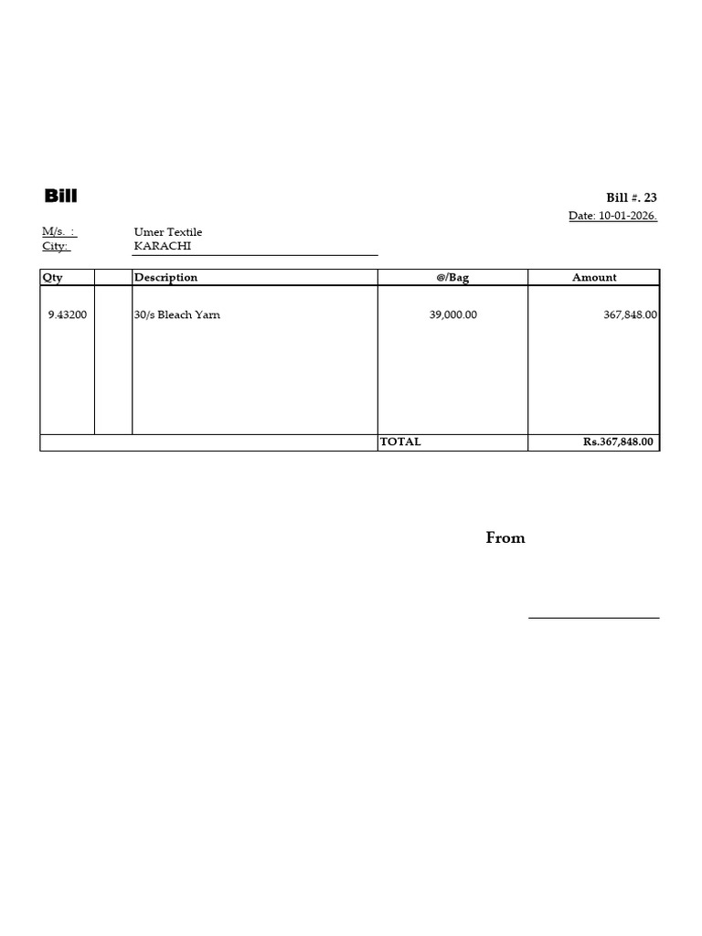 Bill | PDF