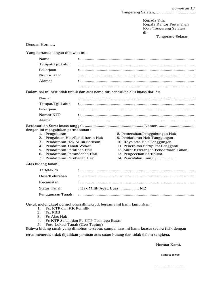 Form PBT Pengukuran New | PDF