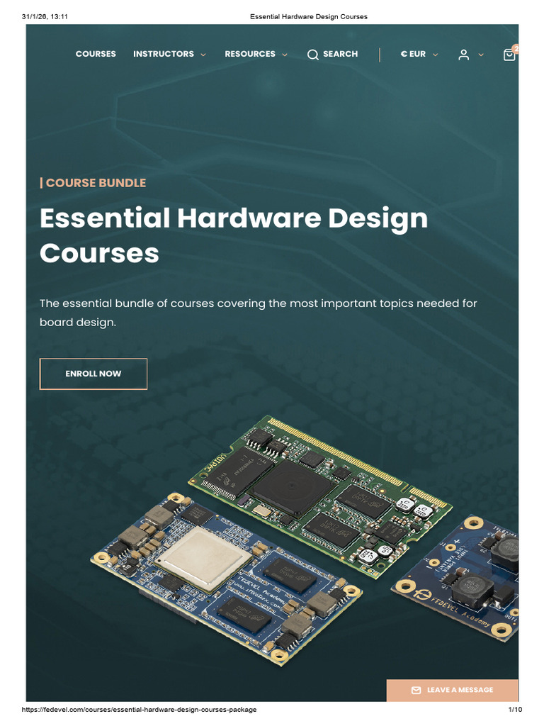 Essential Hardware Design Courses | PDF | Computer Engineering | Computing