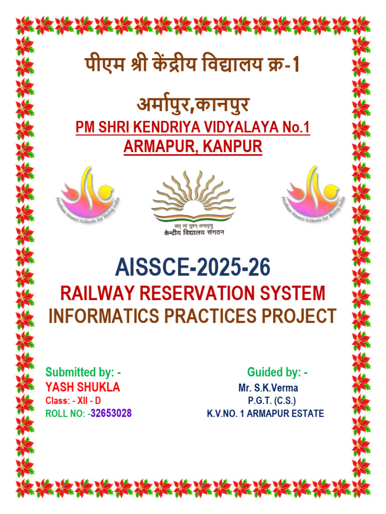 Aissce 2024 Python Project Ip Sample 2026 Yash | PDF | Sql | Databases