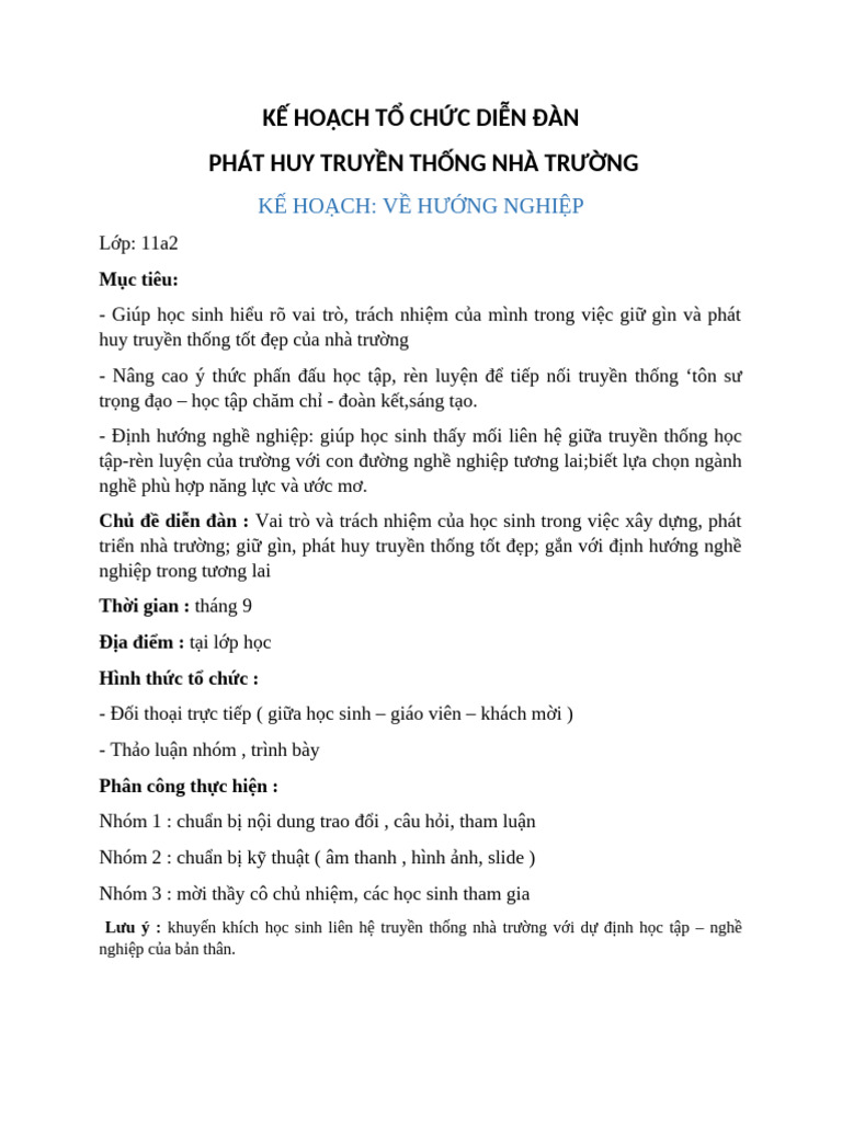 k Ho Ch t Ch c Di n n | PDF