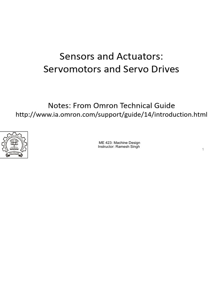 Servo | PDF | Servomechanism | Electric Motor