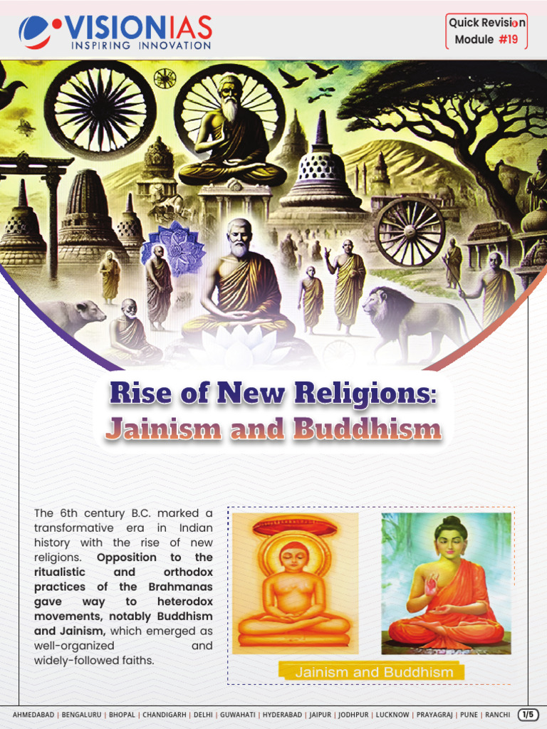 d0e00 Rise of New Religions Jainism and Buddhism | PDF | Ahimsa ...