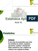 Aula 01 de Estatistica