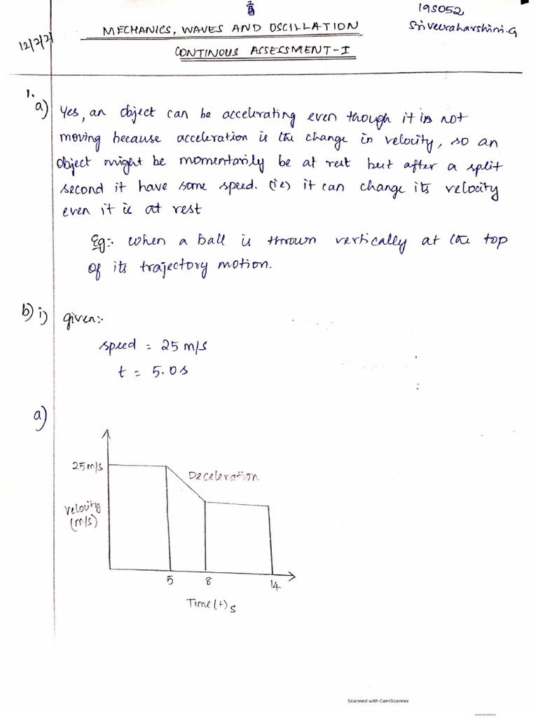 Mech 2 Ca1 | PDF