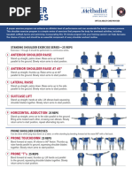 Shoulder Theraband Exercise Guide | PDF | Anatomical Terms Of Motion ...
