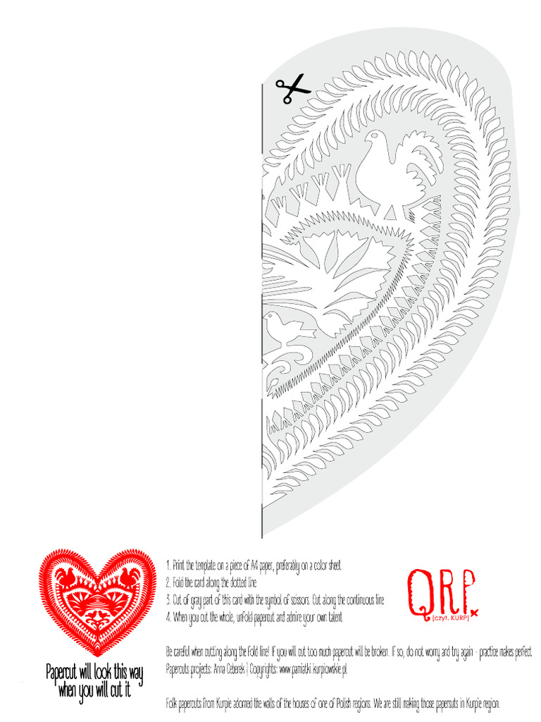 Paper Cut Template 9 | PDF