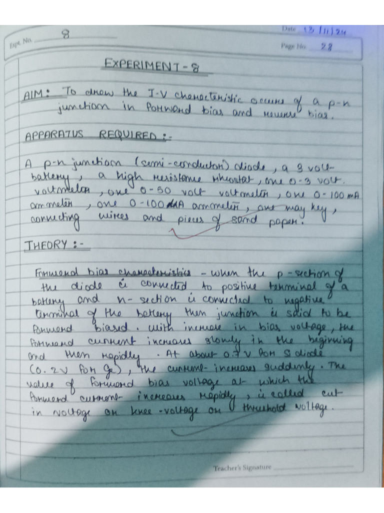 Experiment 8 | PDF