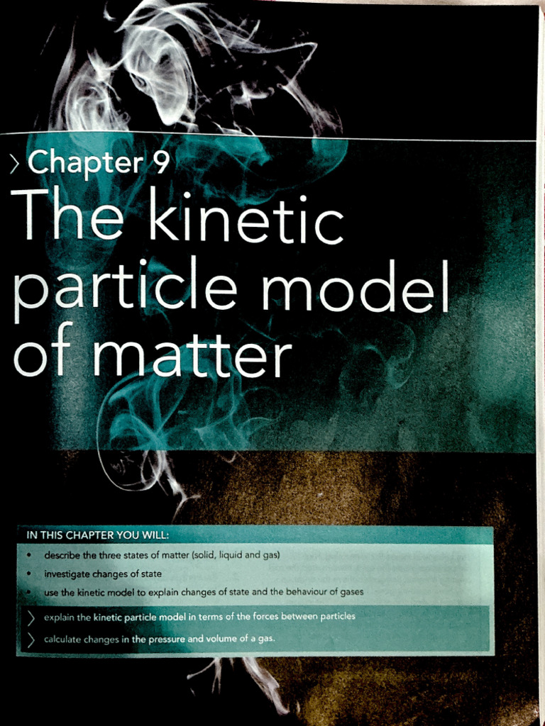 Kinetic Particle Model of Matter Chapter 9 | PDF