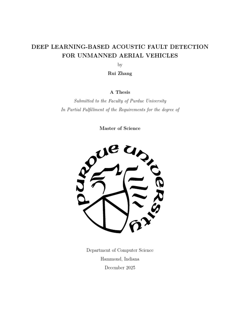 【声音信号】Deep Learning-based Acoustic Fault Detection for UAVs | PDF ...
